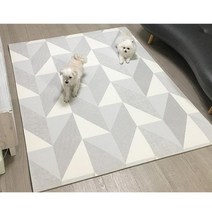1+1 지그재그 140x200x1.0cm 아기매트1+1 놀이 맞춤 바닥쿠션 아파트 층간소음방지 유아 어린이집 거실 놀이방매트 유아매트 PVC매트 거실바닥매트 층간소음매트 거실매트 아기매트 놀이매트 층간소음해결방법 방음매트 어린이매트 소음방지매트, 03.체스그레이 (2장)