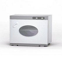 수건 살균기 네일샵 피부관리실 자외선 소독 히팅기, 화이트 25L 유리문 (스팀소독 UV 26AUV )