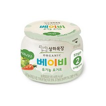 상하목장요거트 사과당근 4개 꾸덕한그릭요거트 무가당 저지방 아기요플레, 베이비 요거트 사과&당근 85g 12개