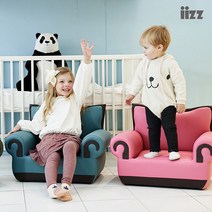 [이쯔] 코코 1인용 아기쇼파 / 유아 어린이 선물 의자 두자녀 소파, 코코 유아소파:아쿠아
