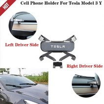 테슬라 모델 3 모델 Y 핸드폰 홀더 자동차 마운트 전화 대시 보드 홀더, 1개-[Right Driver Side]