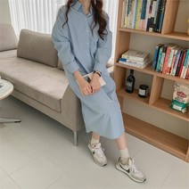 코지일이삼 코지23 여자 오늘 뭐 입지 데일리 깔끔한 루즈핏 롱 셔츠 (8021187)
