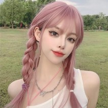 Modlauna 가발 여성 가발 패션 가발, purple