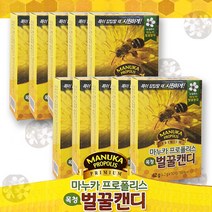 마누카 프로폴리스 목청 벌꿀캔디 10갑