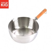 STNY_인덕션 라면냄비 스텐 함마톤 편수 자루 해머 IH 나무손잡이 소스 가정용 업소용 눈금 국 요리용 찌개 조리용 다용도, this☆스텐 해머톤 편수냄비 20cm