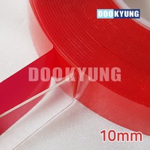 D_투명 아크릴 폼 양면테이프 10mmX11M 덕성 _재단상품, 단품