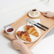 [익일출고] 강블리 우드 트레이 쟁반 주방용품, 라이트브라운