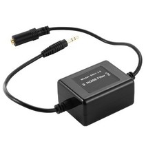 Kript Aux 오디오 노이즈 필터 접지 루프 아이솔레이터 홈 스테레오 용 3.5mm 오디오 케이블로 자동차 전기 노이즈 킬러 제거, 01 BLACK