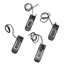 패들 보드 4 pcs 분할 서퍼 핀 클립 물 분리기 수상 스키 제주 한강 서핑 리쉬 동해, 검은 색