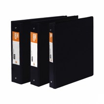 희망화일 A4 고주파 3공 O링 바인더 5cm BB357, 5cm BB357 (흑색)