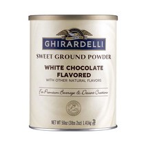 Ghirardelli Sweet Ground White Chocolate Powder 기라델리 화이트초콜릿 파우더 50oz(1.41kg), 1개, 50oz