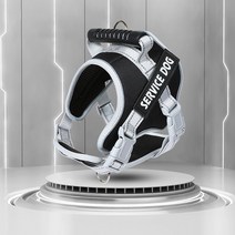 Kimpets-개 하네스 조끼 래브라도 리트리버 가슴 옷 로프 중간 크기 개 반사 조절 야외 산책 애완 동물 용, 01 Black_01 S 7-15kg