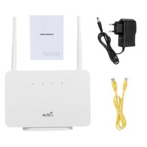 무선 라우터 공유기 범용 잠금 해제 TE CPE 라우터 모뎀 Sim 카드 슬롯 포함 4G LTE RJ45 LAN 외부 안, 01 EU Plug