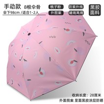 전자동 과일 자외선 차단 인쇄 브러쉬 광고 커피메이커, T06-손편한 과일우산 돌복숭아