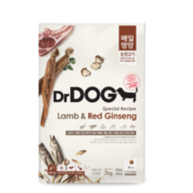 닥터독 5개월 이상 양고기 매일영양 닥터독 사료, 2kg, 4개