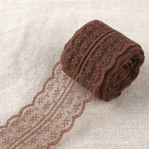 의류 재봉 천10 미터/롤 4.5cm 아름다운 레이스 트림 DIY 의류 봉제 및 패브릭 웨딩 크리스마스 장식 꽃 자, 03 Coffee
