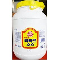 오뚜기 업소용 식자재 타타르드레싱 3.2kg 실온보관 (샐러드드레싱/참깨소스/샐러드소스/스위트칠리소스/이탈리아발사믹/발사믹소스 추천), [7104-0]타타르소스타르타르소스 3.2kg