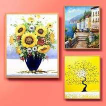 캔버스액자 화가가 그린 유화그림 베스트셀러 12호, _64450_17 석양 바다그림E