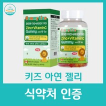 키즈 아연 영양제 구미 딸기맛 비타민 c 캐나다 수입 산 오렌지맛 레몬맛 어린이 선물 식약처 식약청 인증 파마젠 초등 중 학생 10대 맛있는 젤리 4살 6살 90꾸미, 90꾸미 x 1박스