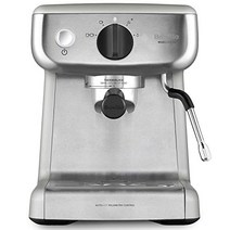 독일 수입 Breville VCF125X 바리스타 미니 에스프레소 라떼 및 카푸치노 2L 물 탱크 15바 이탈리안 펌프 스테인리스 스틸 2리터 실버