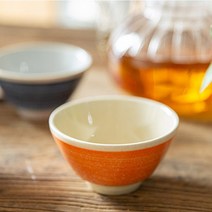 수 칼라 동동주잔 막걸리 사케 술잔, 수칼라찻잔(퍼플), 1개