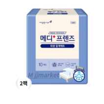 봄날 남녀공용 위생 깔개매트 성인기저귀/패드, 20개입, 2개