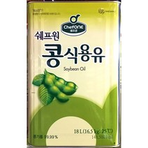 쉐프원 대두유 18L, 1개