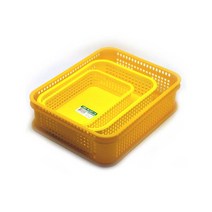 노란 바구니 1호 2호 2.5호 3호 4호 다용도, 노란바구니 3호, 1개