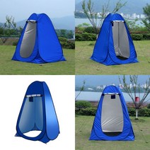 이동식 샤워텐트 150X190CM 블루 화장실텐트
