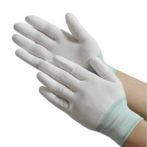 탑피트장갑(White)/탑피트/PU코팅/손가락코팅/제전장갑/크린룸장갑/정전기방지장갑, 탑피트장갑(흰색)