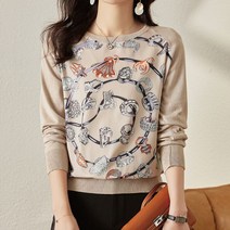 리블리크 케로 패턴 블라우스_RB1BL104