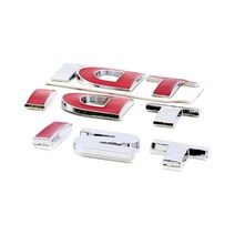 폭스바겐 TDI TSI 엠블럼 스티커 뱃지, 쿠팡 TDI-I레드대형