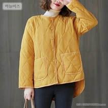 아이버리아누빔 경량패딩 깔깔이점퍼A240118