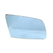 광각미러BMW 5 시리즈 E60 E61 E63 E64 2003-2008 용 왼쪽 및 오른쪽 열선 윙 미러 유리 와이드 앵글 백미, 02 right blue, BMW