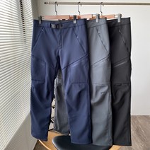 기능성등산바지 연약한! 심술 궂은 피드백! 새 야외 소프트 쉘 바지 방풍 방수 플러스 벨벳 따뜻한 등산 캐주얼 남자 등산복코디