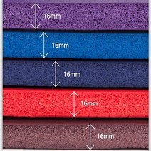 예민한 아랫집 두께감이 있는 탄탄 16mm요가매트 접는, 핫초코