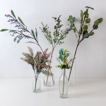 인테리어 조화 가지 (13style) 새순 유카리 열매 부쉬 야자 미모사 그린테리어 인조식물, 열매부쉬(1p)