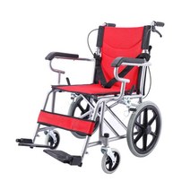 장애인 휠체어 경량 다기능 눕는 리클라이닝 리프트, 16륜 접이식 통기성 블루 메쉬