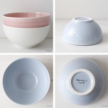홈인테리어 홈파티 플레이팅 밥공기 밥국그릇 공기대접 오목한 예쁜대접 특별한날, 화이트