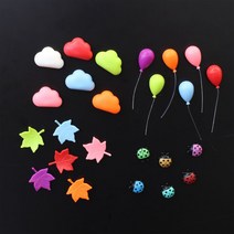 디자인 마그넷 칼라자석 4종 SET 스마일자석 자석모형 냉장고마그넷 메모판자석 마그넷클립 신혼집선물 인테리어소품 자석메모판 화이트보드 자석메모보드 W3682E3, 3.단풍(6P)