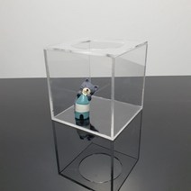 아크릴파크 아크릴 상자 응모함 아크릴케이스 주문제작 투명 백색 검정 색상아크릴, 1개, 5T 300