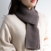 야나 애니울 모스스티치 네키 머플러 DIY패키지(동영상도안), 4개, 230 오렌지