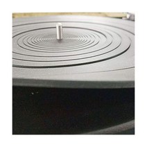 턴테이블 플래터 매트 고무 오디오 테크니카 AT LP120BK LP 1200 직경 12인치, 12 Inch Diameter