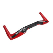 픽시드롭바 tt바 자전거tt핸들바 철인3종 Toseek-풀 카본 로드 핸들 바 레스트 TT 자전거 광택 31.8x40 0/420/440mm 부품, [03] red 440mm