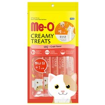 미오 크리미 15g 5개입 7개세트 고양이 간식, 1개, 게살