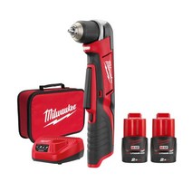 밀워키 충전 코너 드릴 드라이버 C12 RAD-202B 배터리 2개