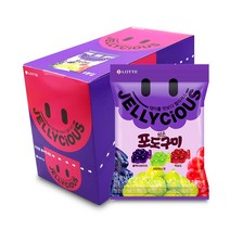 롯데 젤리셔스 포도먹은 구미 60gx8개 (1통), 60g
