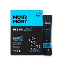 느와르멍 펫닥터 조인트 강아지 고양이 관절 슬개골 영양제 2gx30포, 1개