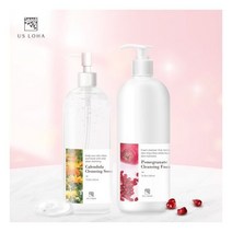 어스로하 대용량 카렌듈라 클렌징 세럼 & 석류 클렌징폼 세트