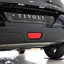 포원) 티볼리 리어 범퍼 디퓨저 안개등 반사 스티커 몰딩 튜닝 악세사리, 티볼리 디퓨저 안개등 반사 스티커